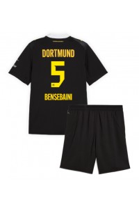 Borussia Dortmund Ramy Bensebaini #5 Babyklær Borte Fotballdrakt til barn 2026-27 Korte ermer (+ Korte bukser)